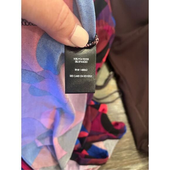 Torrid Flutter Sleeve Studio Knit Multi Heart Swing Skirt Mini Dress sz 1 or 14- - Picture 10 of 11